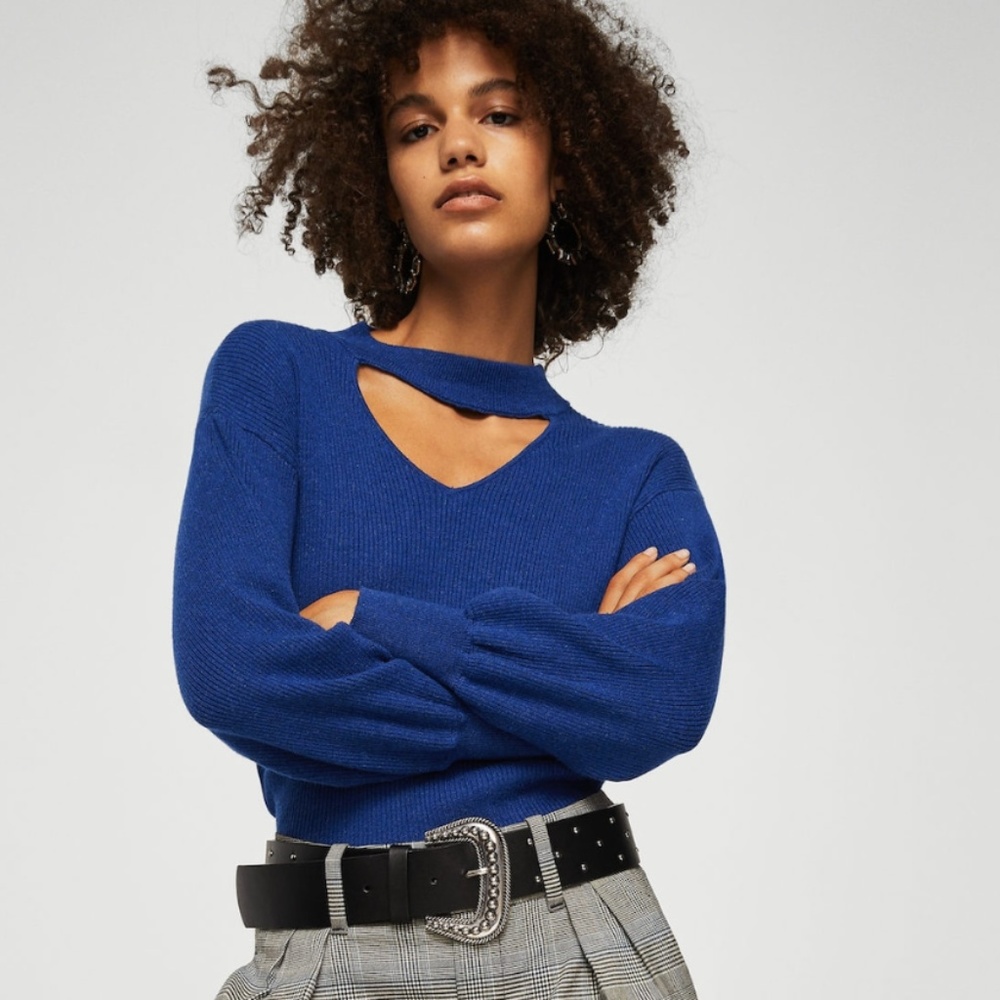 💎 NEW Mango Choker neck sweater